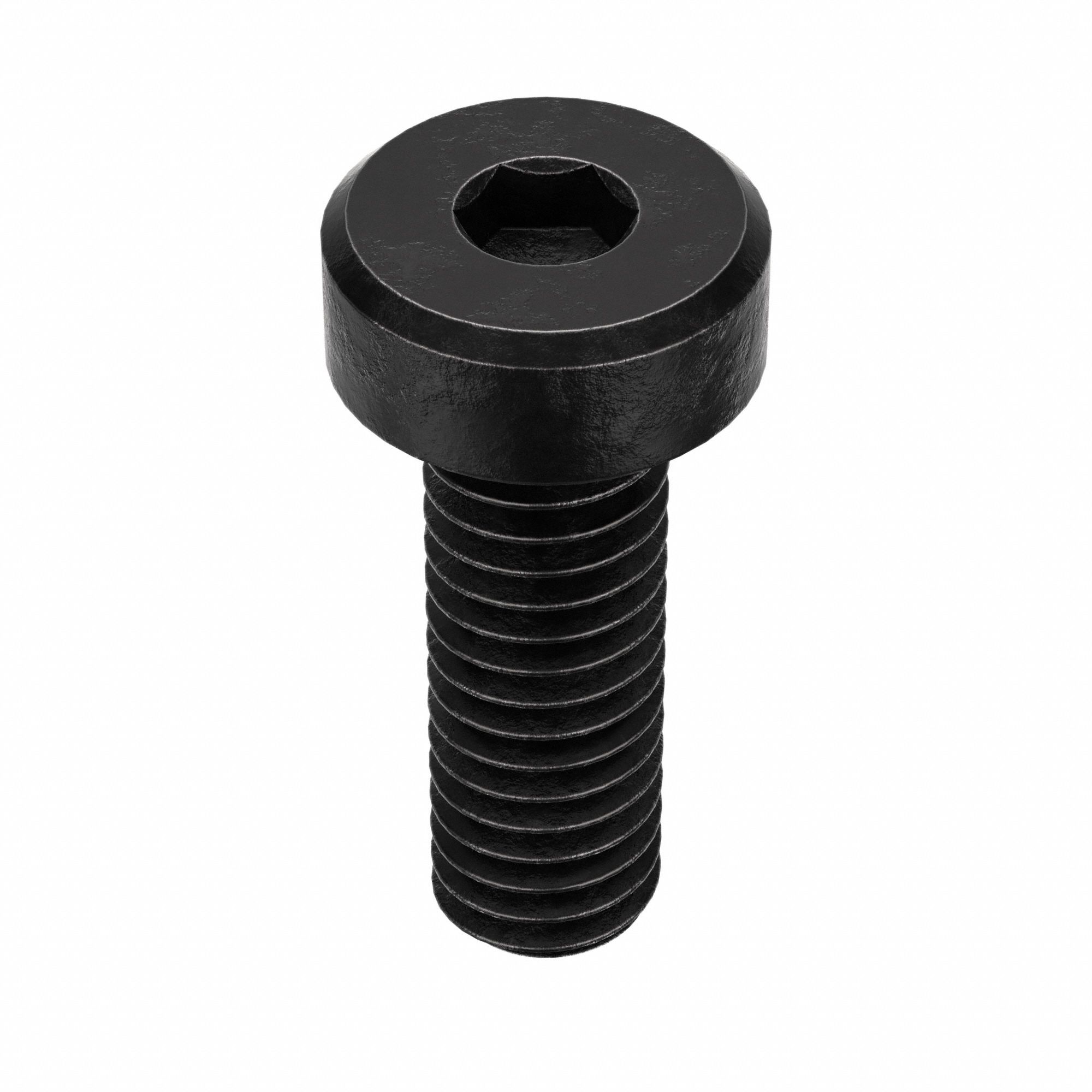 Socket Head Cap Screw: M4x0.70 Thread Size, 12 mm Lg, Low-Profile Std, Black Oxide, 100 PK