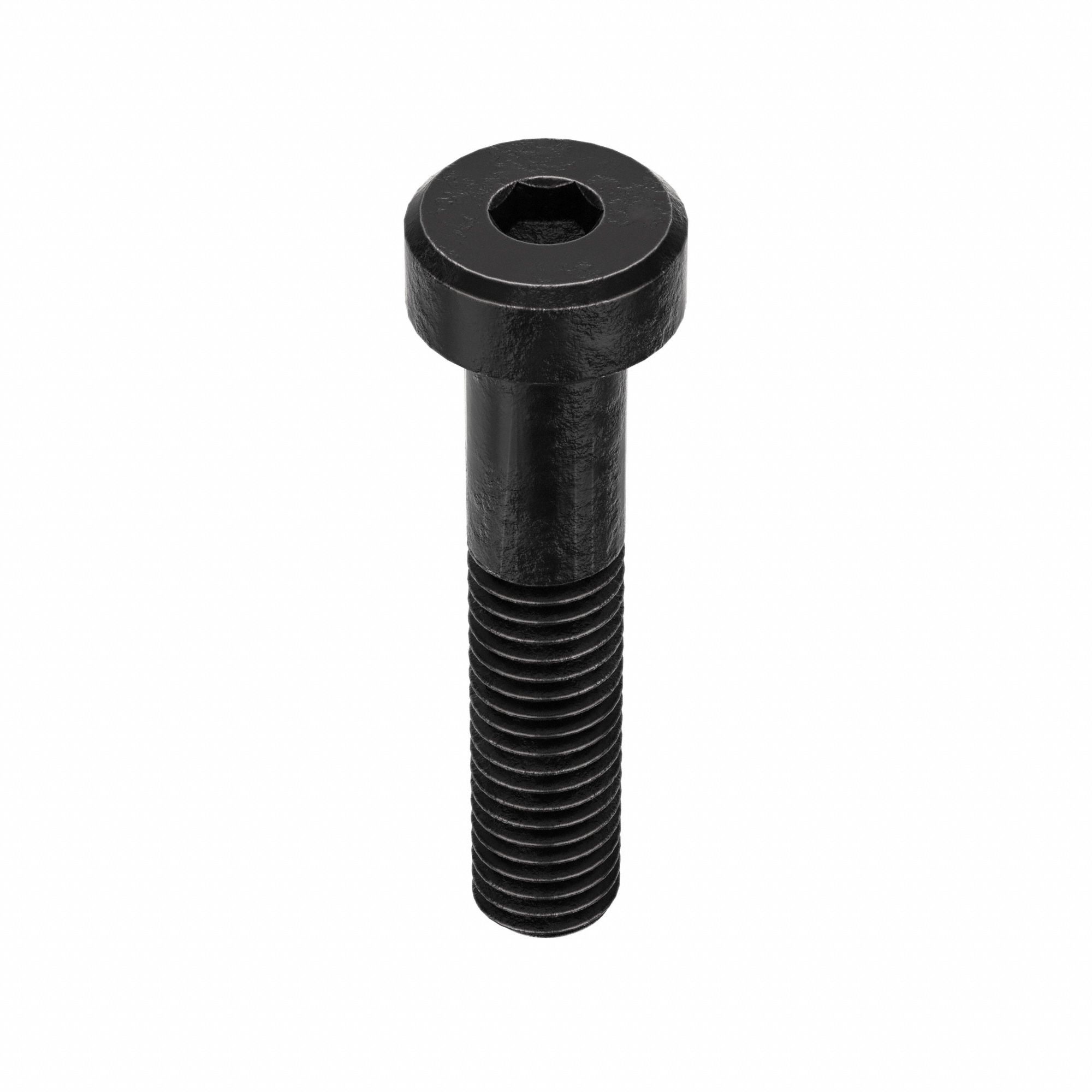 Socket Head Cap Screw: M5x0.80 Thread Size, 25 mm Lg, Low-Profile Std, Black Oxide, 100 PK