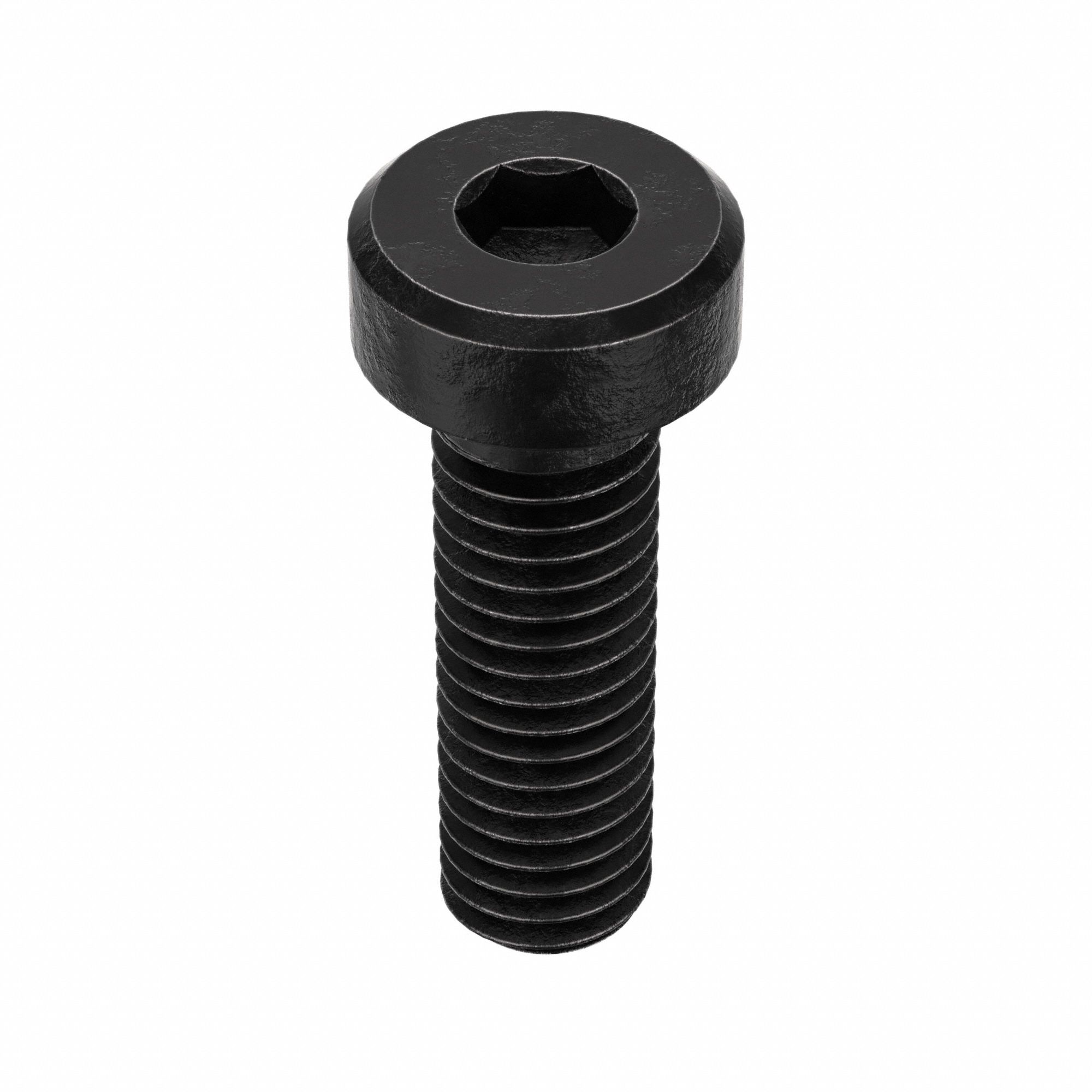 Socket Head Cap Screw: M6x1.00 Thread Size, 20 mm Lg, Low-Profile Std, Black Oxide, 100 PK