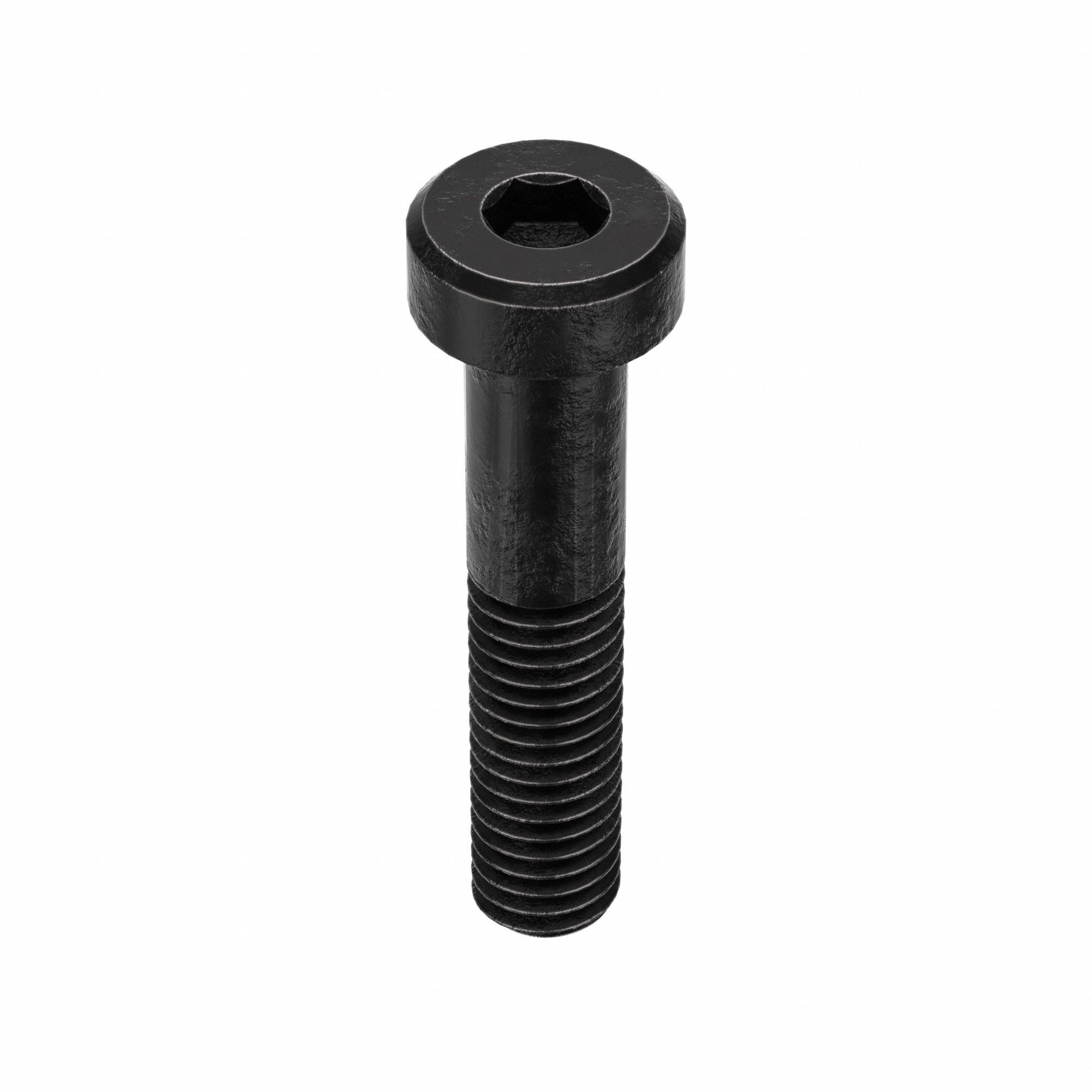 Socket Head Cap Screw: M6x1.00 Thread Size, 30 mm Lg, Low-Profile Std, Black Oxide, 100 PK