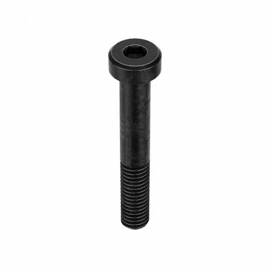 Low, Metric Socket Head Cap Screw, M61.00, Steel, Class 8.8, Black