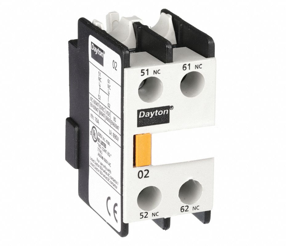 DAYTON Contacto d/Aux,IEC,Cerrados 2, - Contactos Auxiliares - 6EAT1 ...
