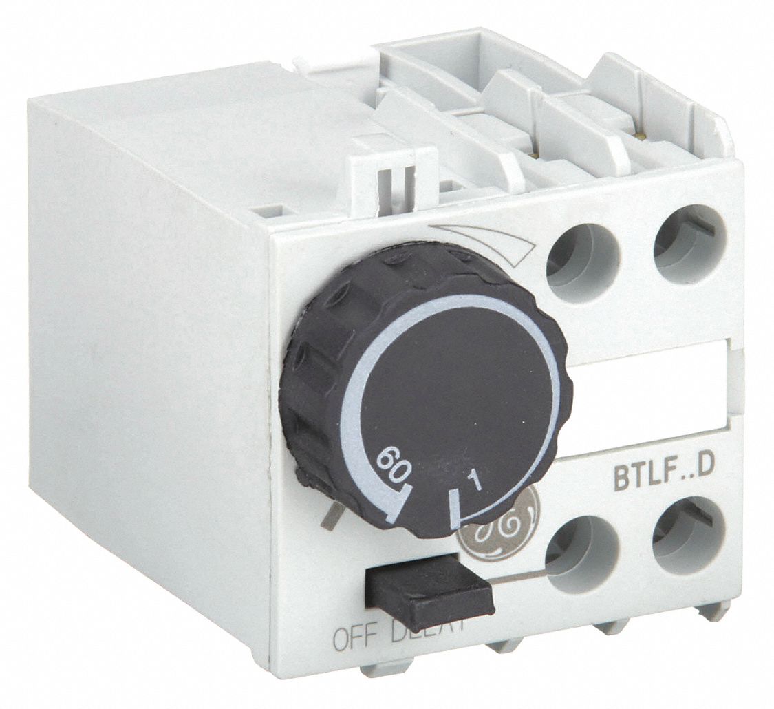 IEC TIMER MODULE, ON DELAY, 0.1 SEC TO 30 SEC, 1NO/1NC