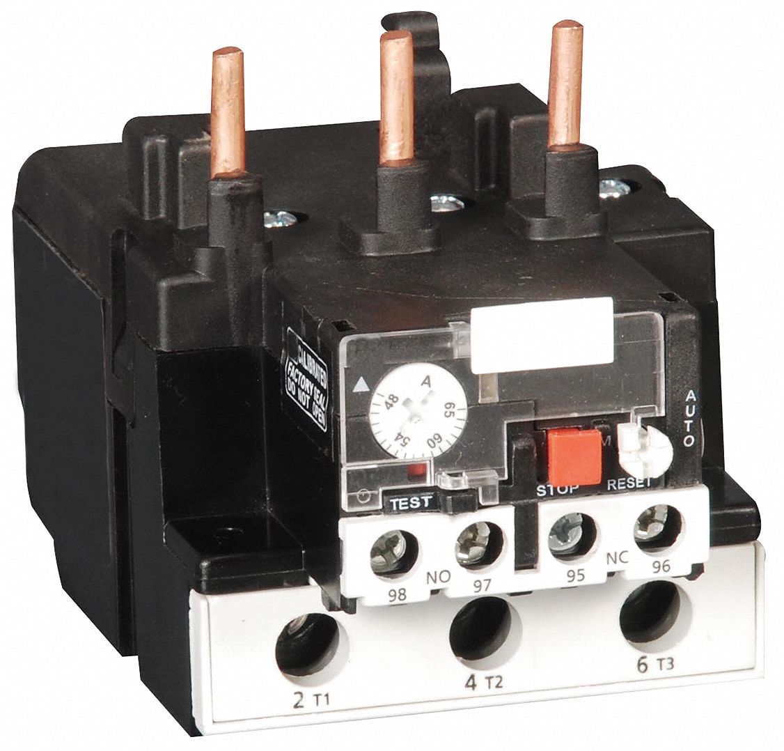 DAYTON IEC Style Overload Relay, Dayton IEC Contactors 40 to 95 Amps 6ECC96ECC9 Grainger