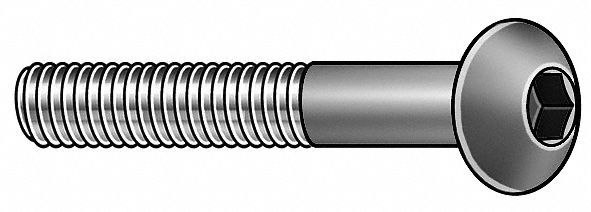 SHCS, Steel, M6-1, 60mm L, PK5