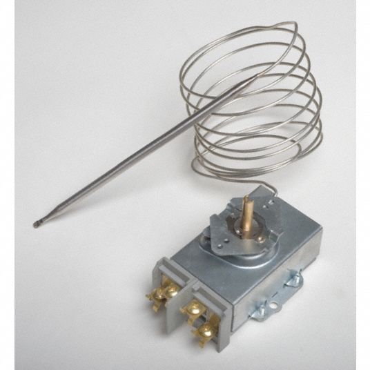 DAYTON, Surface Mount, Open on Rise, Line Volt Mechanical Thermostat ...