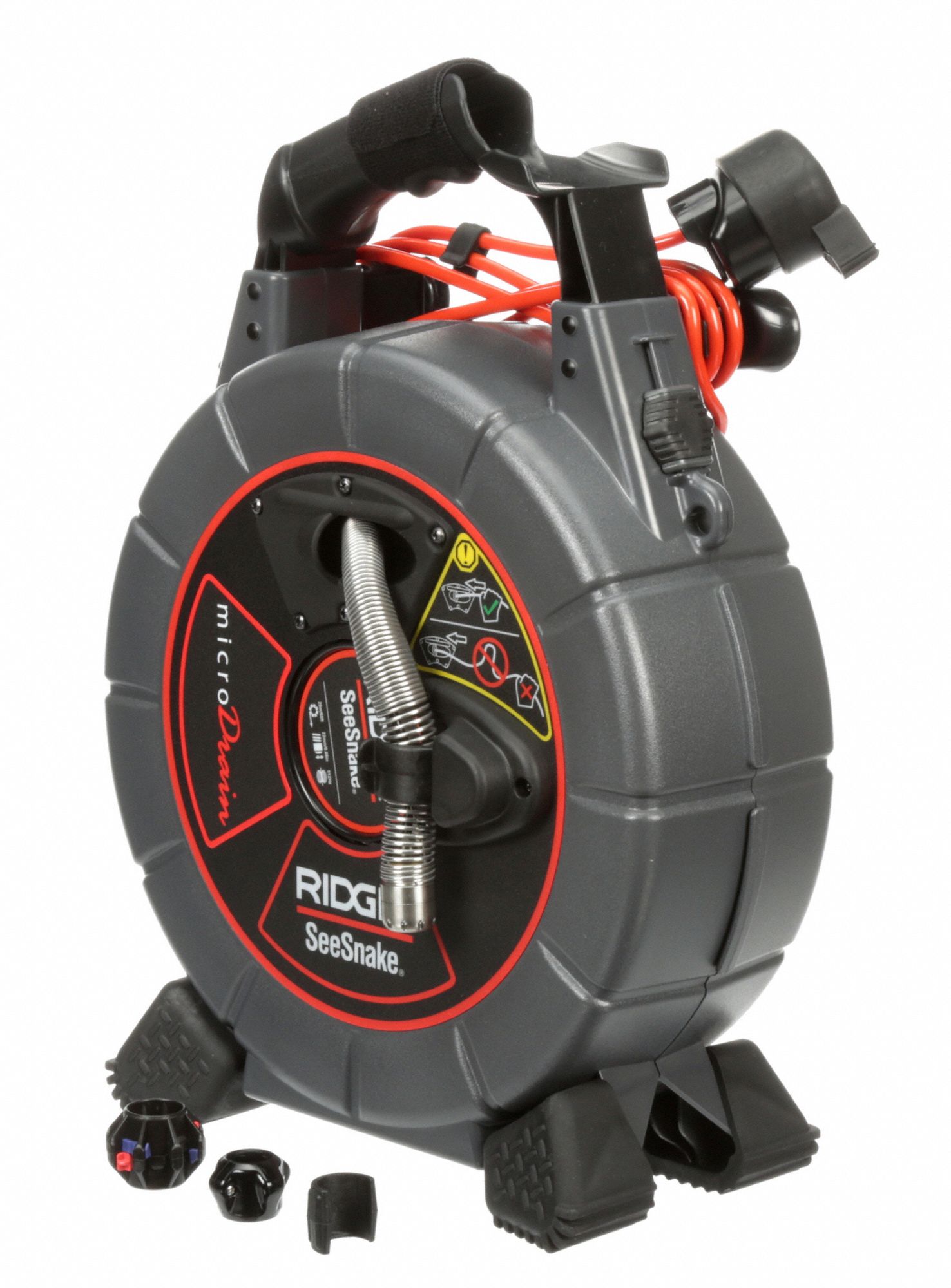 RIDGID microDrain Reel, 18V Cordless 6EEE037473 Grainger