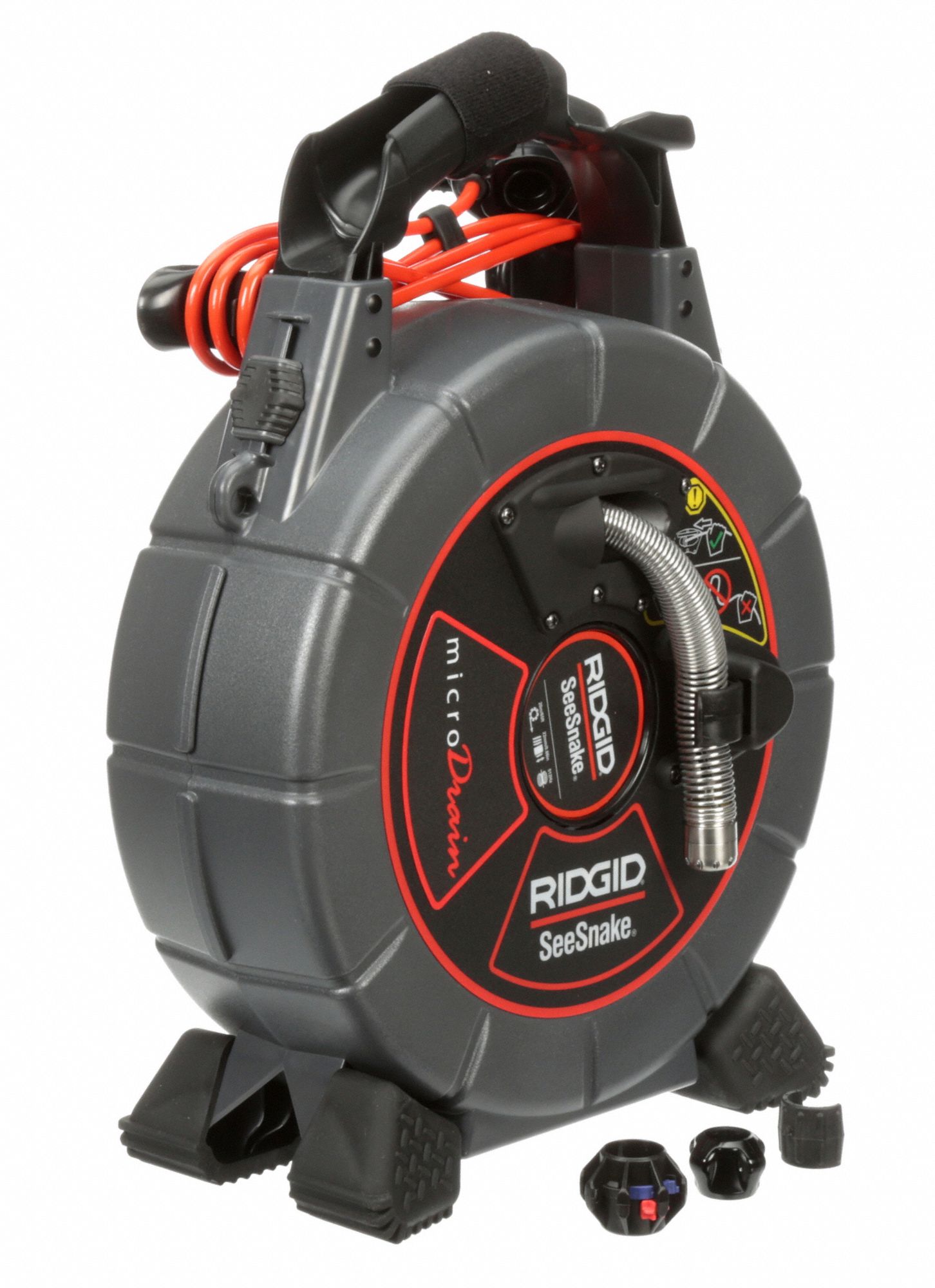 RIDGID microDrain Reel, 18V Cordless 6EEE037473 Grainger