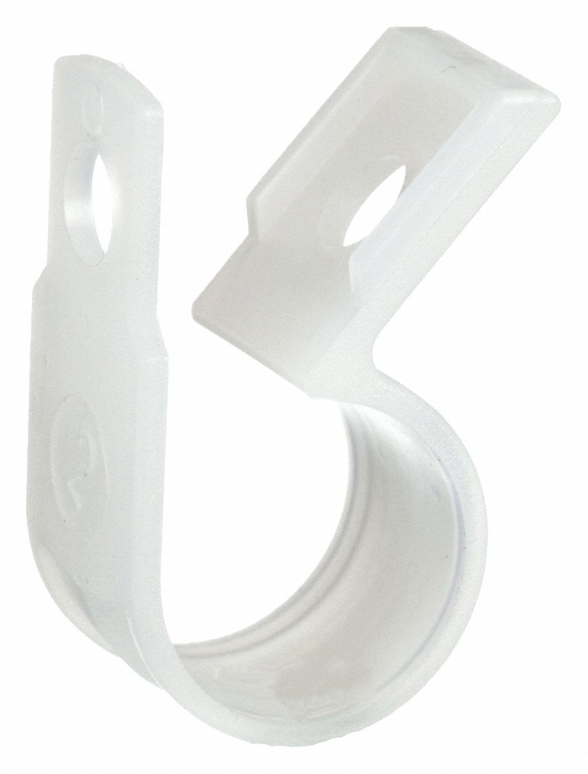 CABLE CLAMP,0.86X0.37 IN,PK100