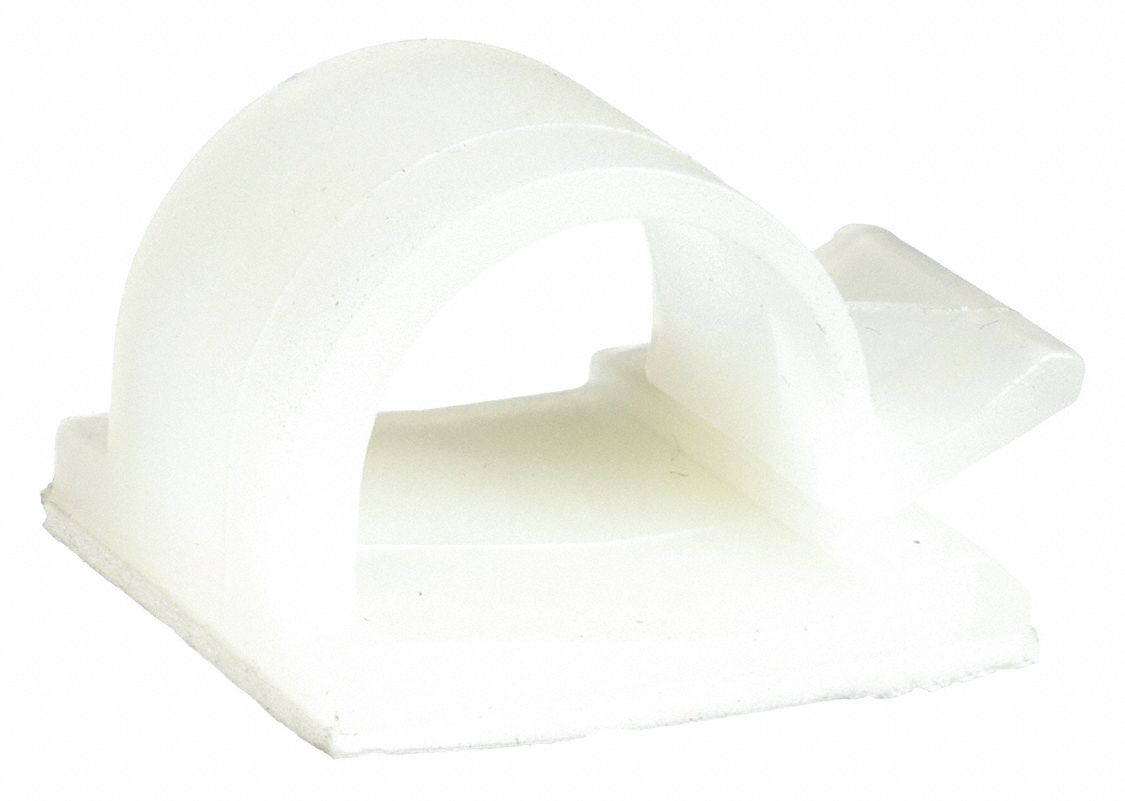 SERRE-CÂBLES, FAISCEAU MAX. 0,52 PO, FENTE 0,52 PO LA, 1 PO LO, 1 PO LA, NYLON, NATUREL, PQ DE 25
