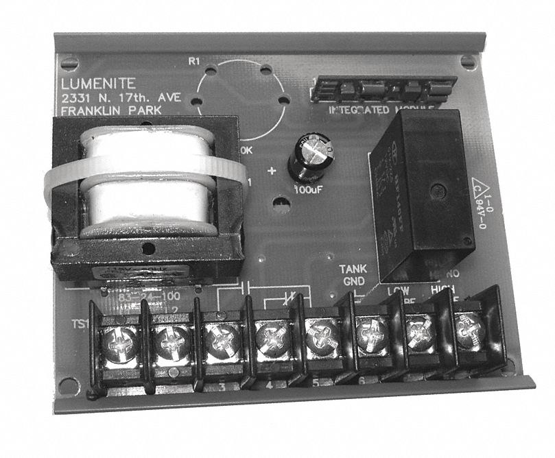 LUMENITE CONTROL TECHNOLOGY, INC. Track Mount Level Control, 1 Relay