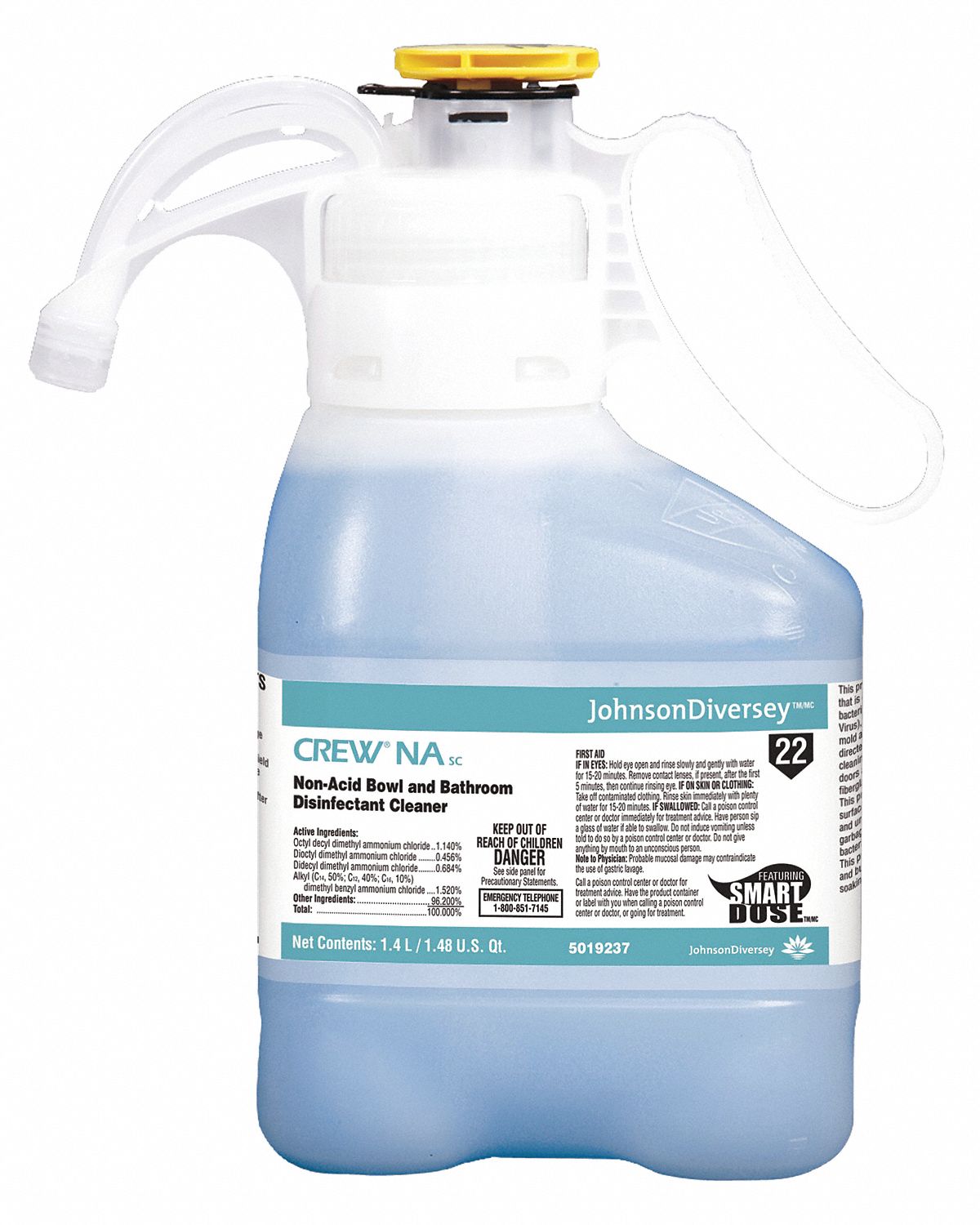 Bathroom Cleaner, Ready to Dispense Bottle Container Type, Floral ...