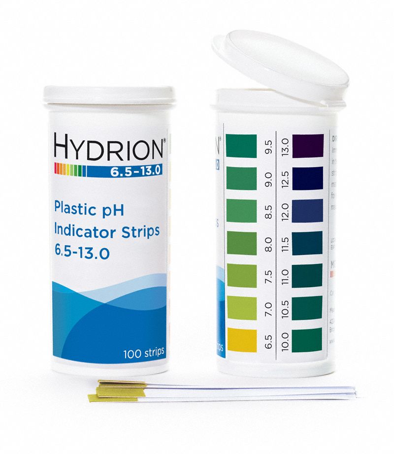 MICRO ESSENTIAL ph Test Strips 100 PK Testing Parameter pH Range 6.5