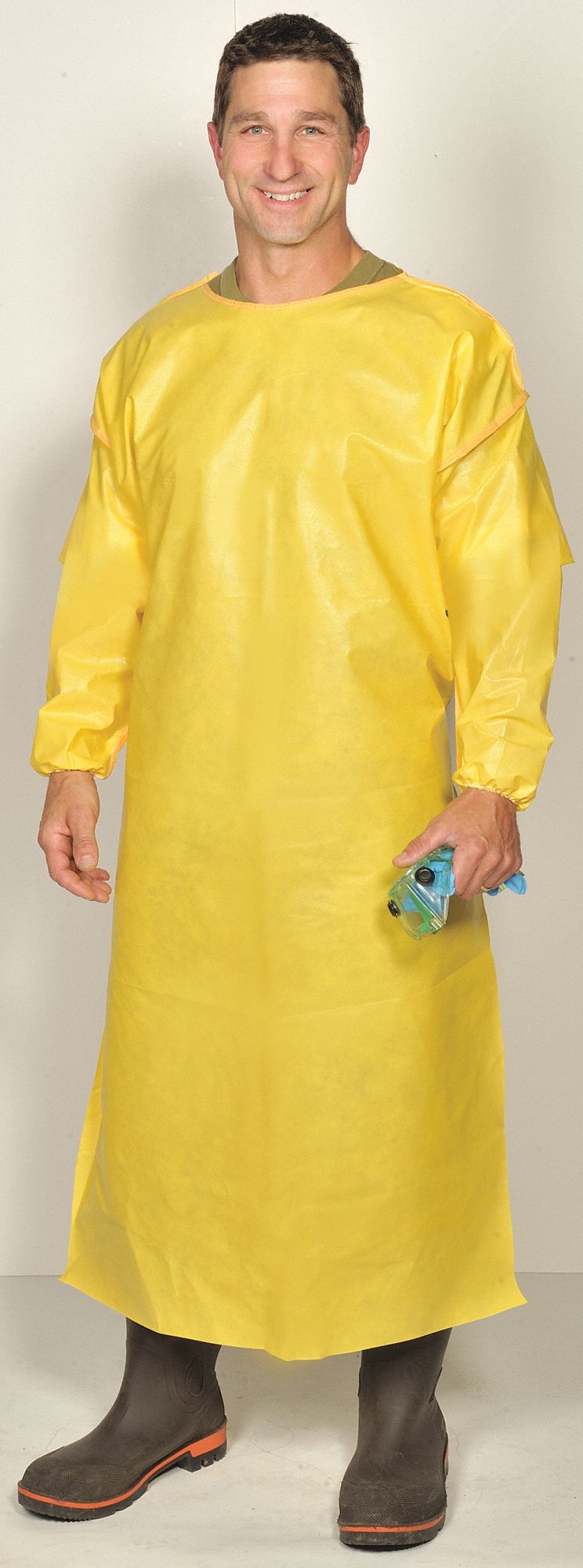 LAKELAND, ChemMax® 1, 13.5 mil Thick, Chemical Resistant Bib Apron