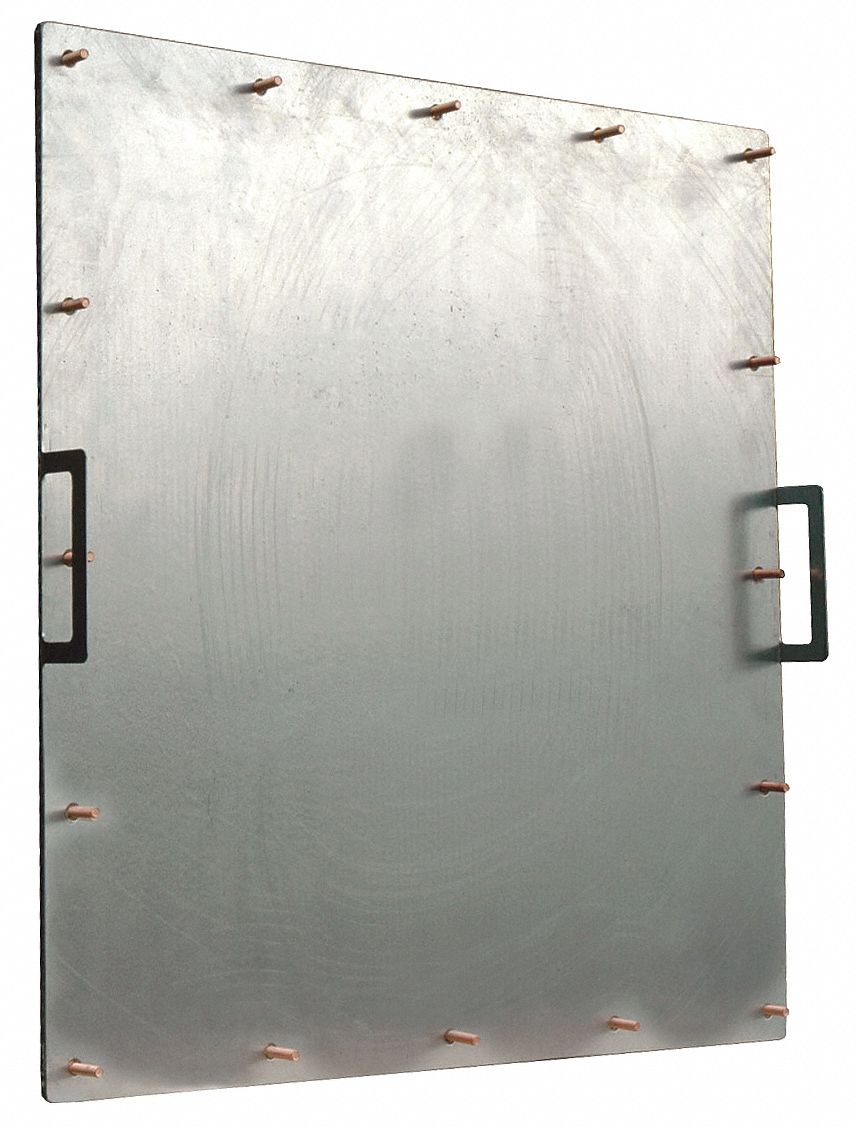 Duct Access Door: 23 in x 23 in, 16 ga, Steel, Thumbscrews, 2, 300°F Max Temp Rating