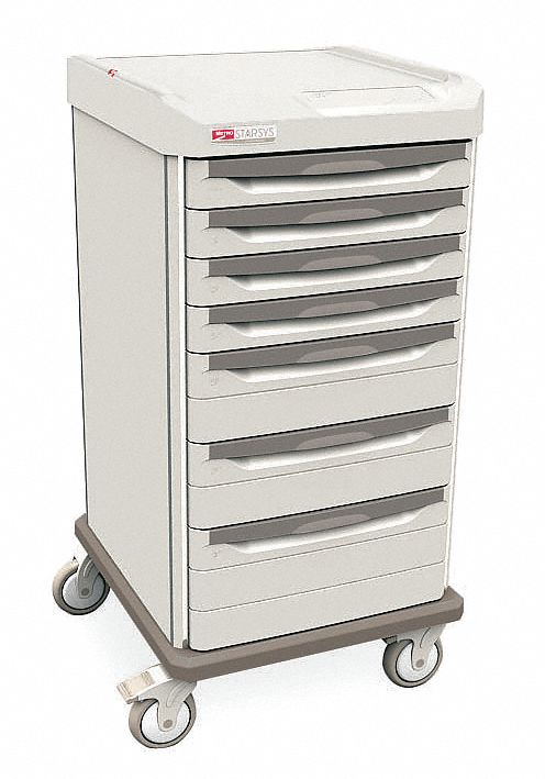 BEDSIDE/NURSE SERVER CART,45 IN H