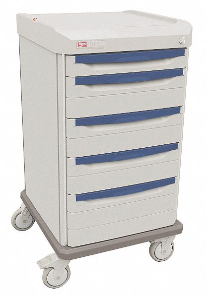 Metro 24 7 8 D X 23 W X 41 3 4 H Polymer Medical Surgical Cart
