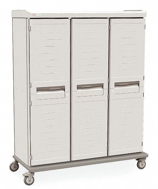 SUPPLY CABINET,78 1/4 IN H,POLYMER