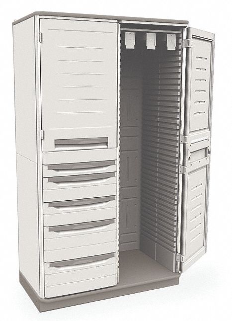 6EJK3 - Catheter Storage Cabinet Polymer LtTaupe