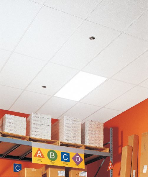 ARMSTRONG Ceiling Tile, Width 24 in, Length 48 in, 5/8 in Thickness