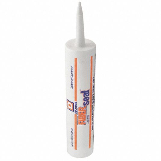 DUCTMATE, FIBERseal, Gray, Acrylic Latex Sealant 6EJZ6GRFIBERSEALT