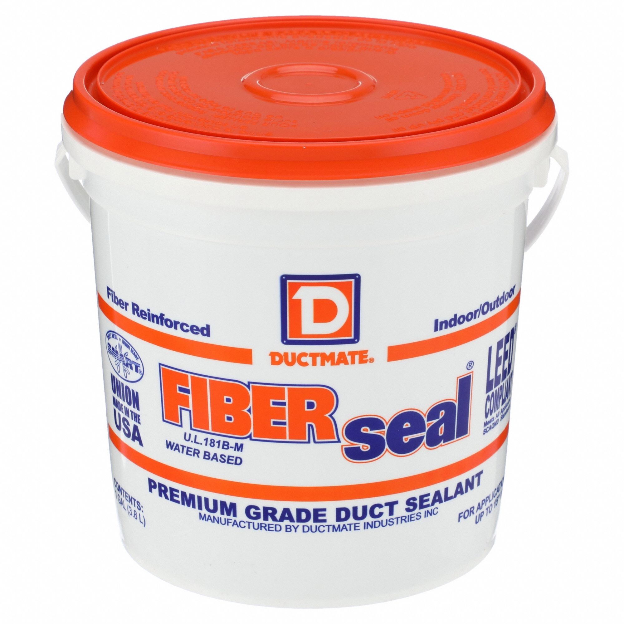 DUCTMATE, FIBERseal, Gray, Acrylic Latex Sealant 6EJZ7GRFIBERSEAL1