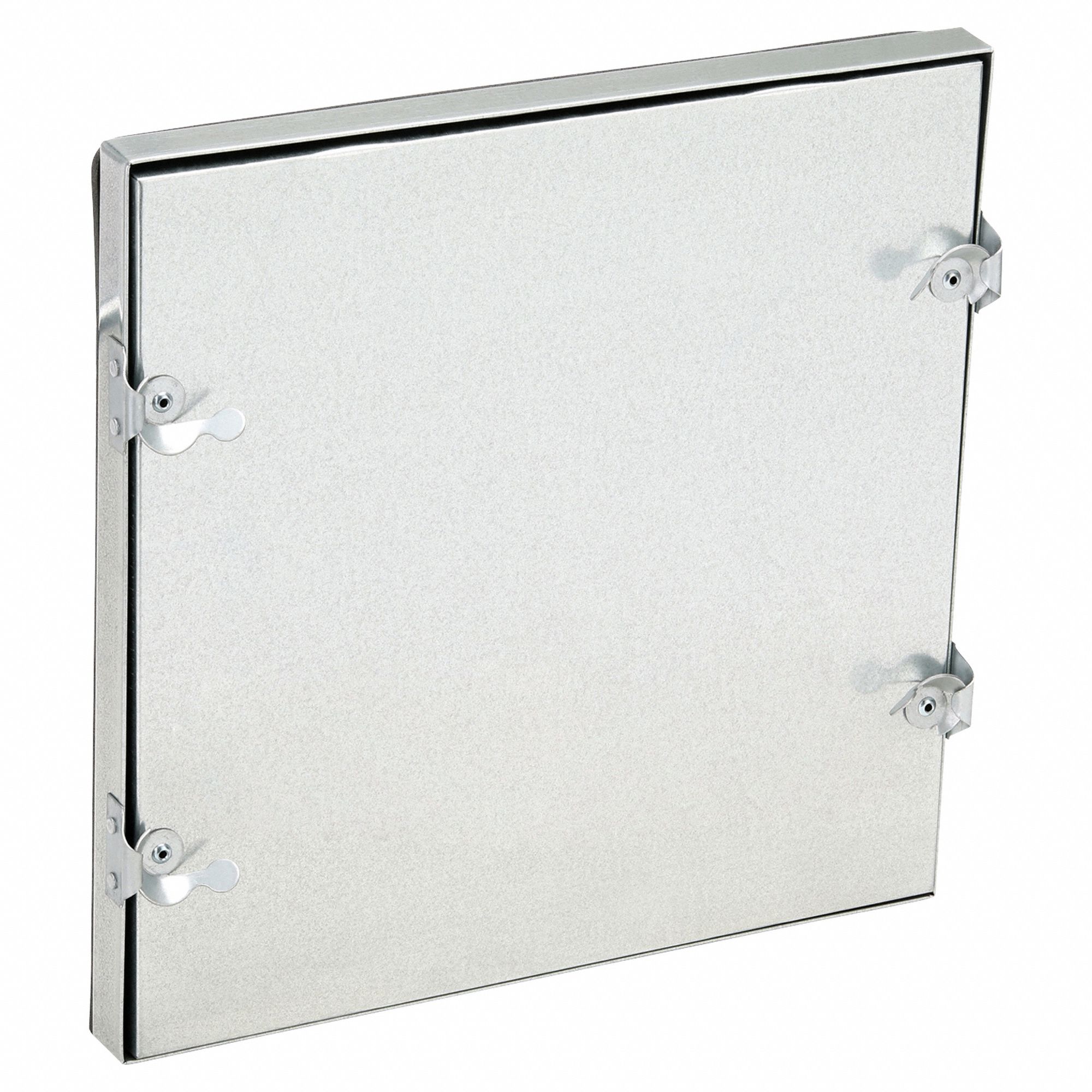 Duct Access Door: 16 in x 16 in, 24 ga, Steel, Double Cam, Tab-In Hinge, 175°F Max Temp Rating