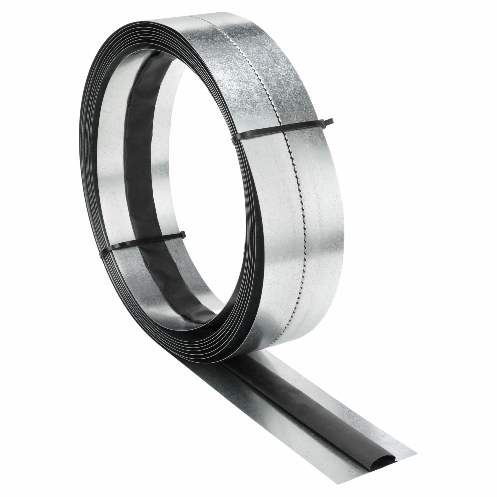 Flexible Duct Connector: Neoprene, Power Lock, Steel, 50 ft Lg, 9 in Wd