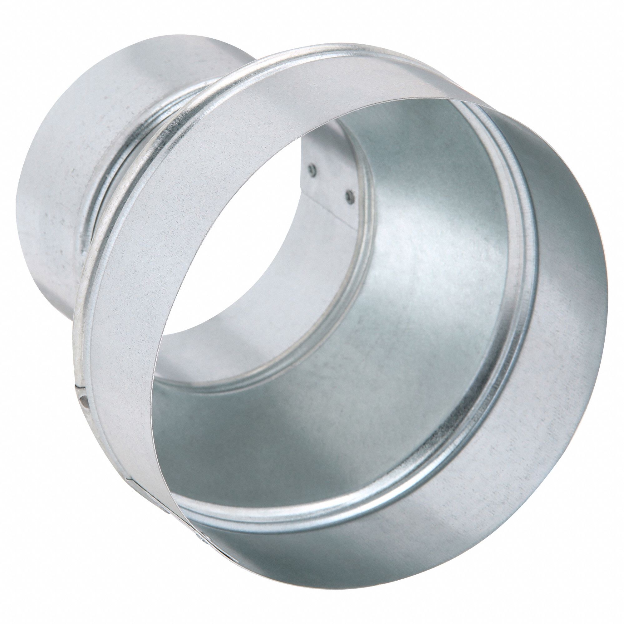 Duct Reducer: Steel, For 6 in Dia, 6 in Lg, 6 in Inlet Dia, 4 in Outlet Dia, 26 ga Material Thick