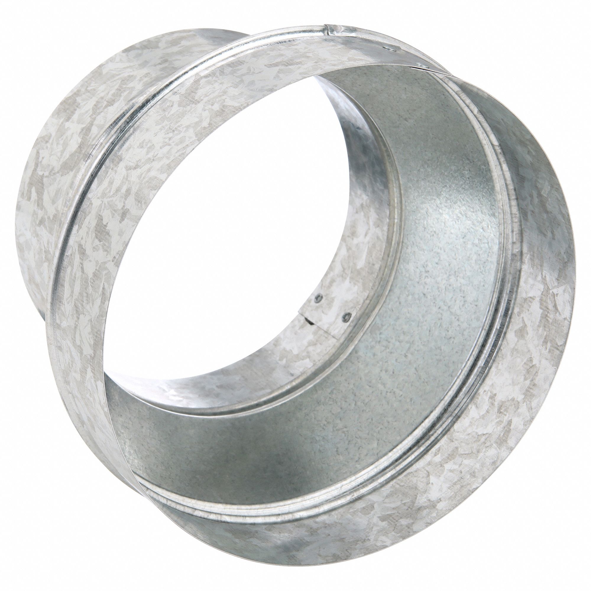 Duct Reducer: Steel, For 8 in Dia, 6 in Lg, 8 in Inlet Dia, 6 in Outlet Dia, 26 ga Material Thick