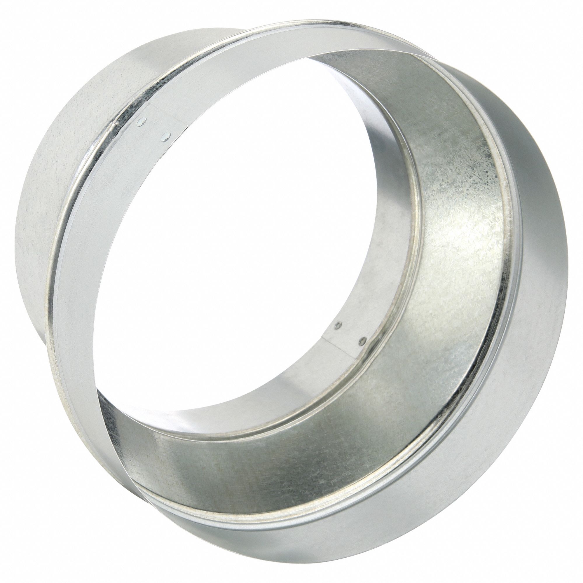 Duct Reducer: Steel, For 10 in Dia, 8 in Lg, 10 in Inlet Dia, 8 in Outlet Dia, 26 ga Material Thick