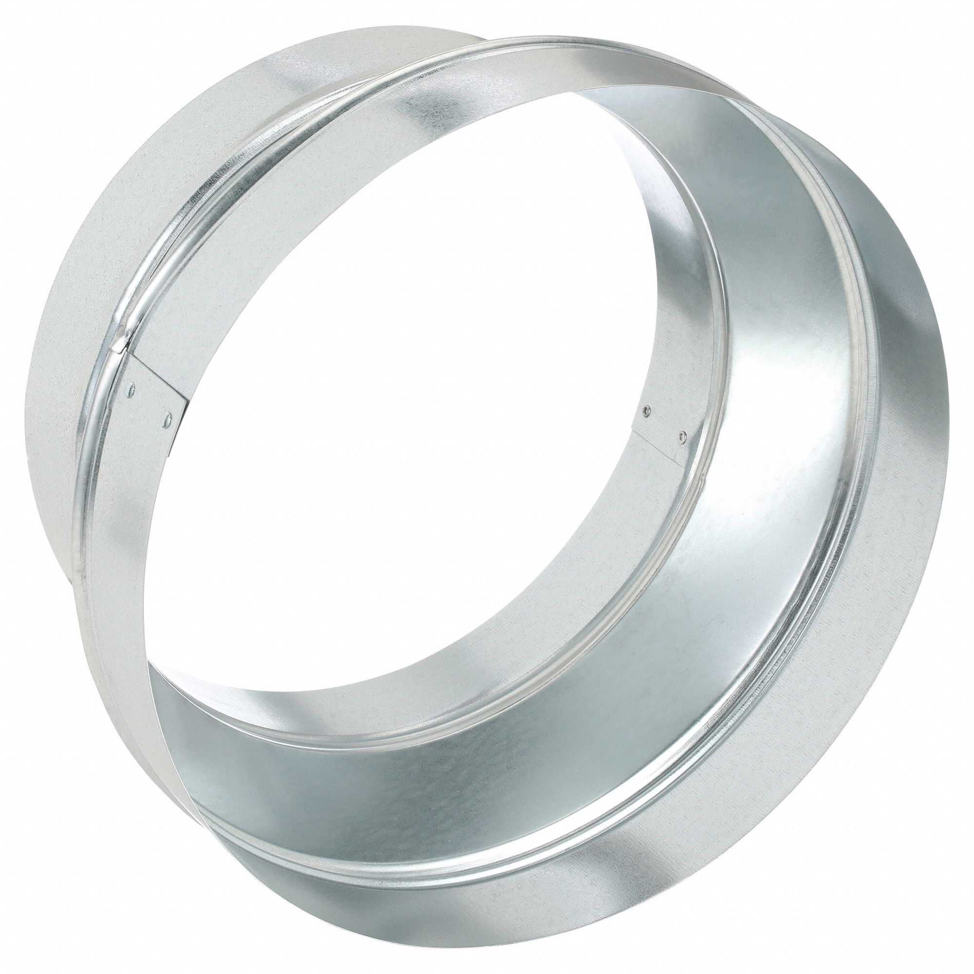 Duct Reducer: Steel, For 12 in Dia, 6 in Lg, 12 in Inlet Dia, 10 in Outlet Dia, 26 ga Material Thick