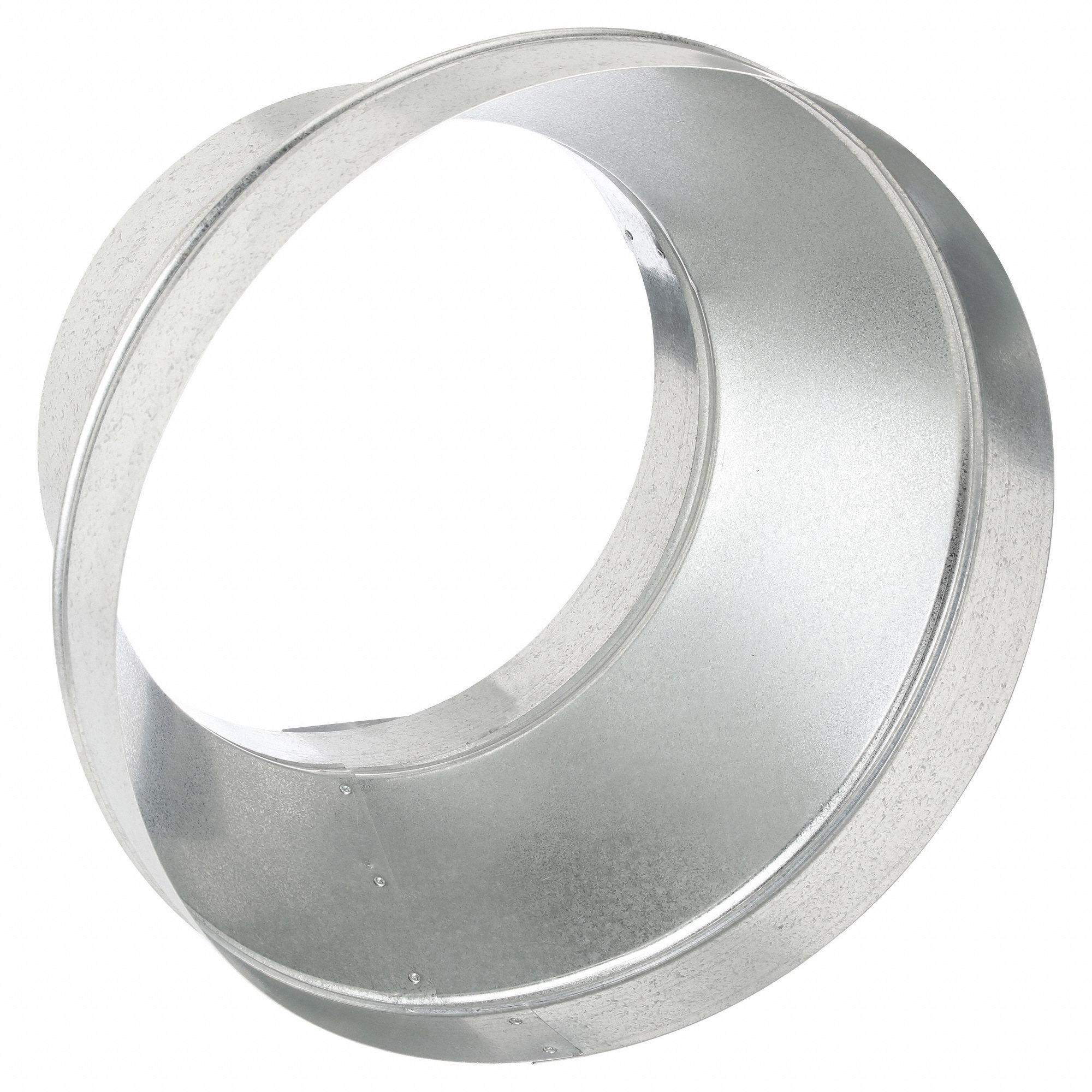 Duct Reducer: Steel, For 14 in Dia, 8 in Lg, 14 in Inlet Dia, 10 in Outlet Dia, 24 ga Material Thick