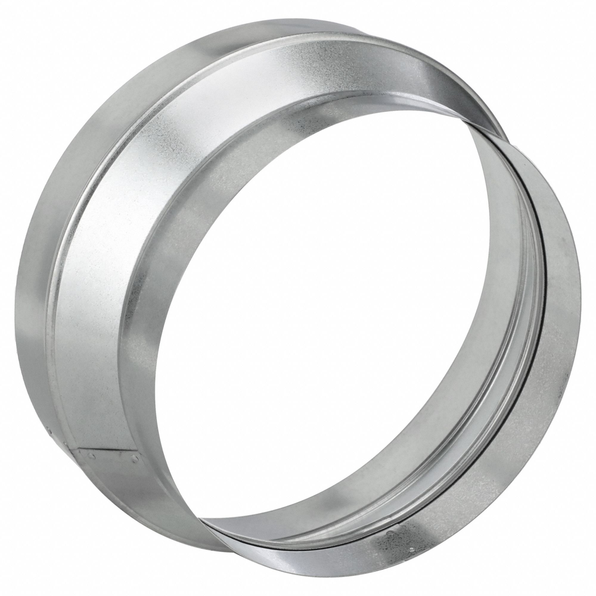 Duct Reducer: Steel, For 14 in Dia, 6 in Lg, 14 in Inlet Dia, 12 in Outlet Dia, 24 ga Material Thick