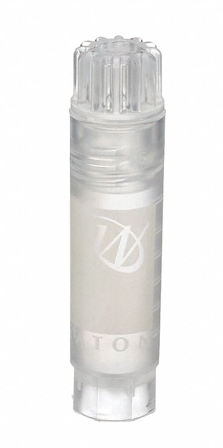 Cryogenic Vial: HDPE, 0.06 fl oz Capacity - oz, 2 mL Capacity - mL, Natural, Cryogenic, Non-Sterile