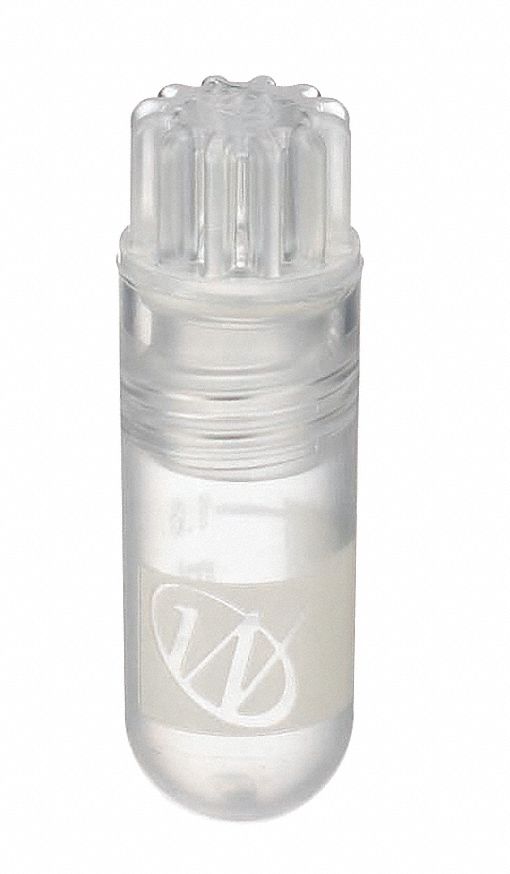 Cryogenic Vial: HDPE, 0.04 fl oz Capacity - oz, 1.2 mL Capacity - mL, Natural, Cryogenic, Sterile