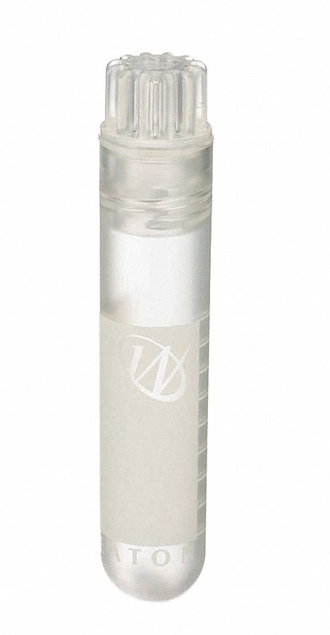Cryogenic Vial: HDPE, 0.1 fl oz Capacity - oz, 3 mL Capacity - mL, Natural, Cryogenic, Polypropylene