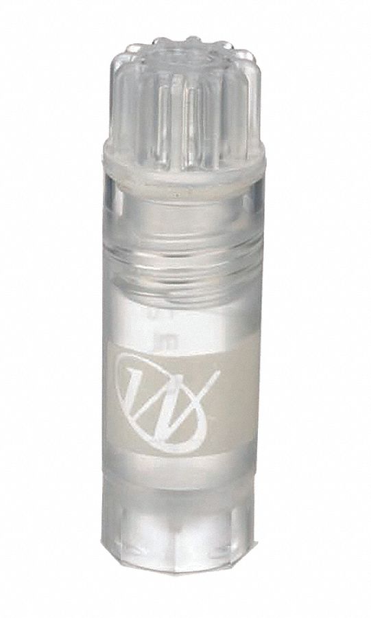 Cryogenic Vial: HDPE, 0.04 fl oz Capacity - oz, 1.2 mL Capacity - mL, Natural, Cryogenic, Sterile