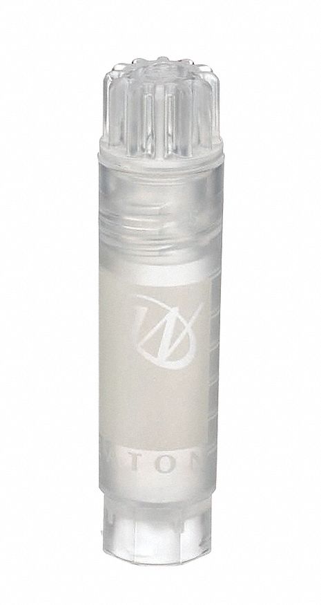 Cryogenic Vial: HDPE, 0.06 fl oz Capacity - oz, 2 mL Capacity - mL, Natural, Cryogenic, Sterile