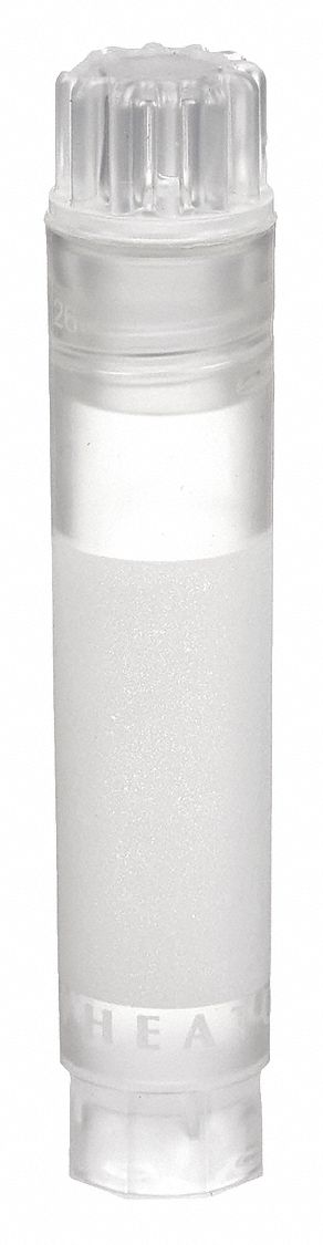Cryogenic Vial: HDPE, 0.1 fl oz Capacity - oz, 3 mL Capacity - mL, Natural, Cryogenic, Polypropylene