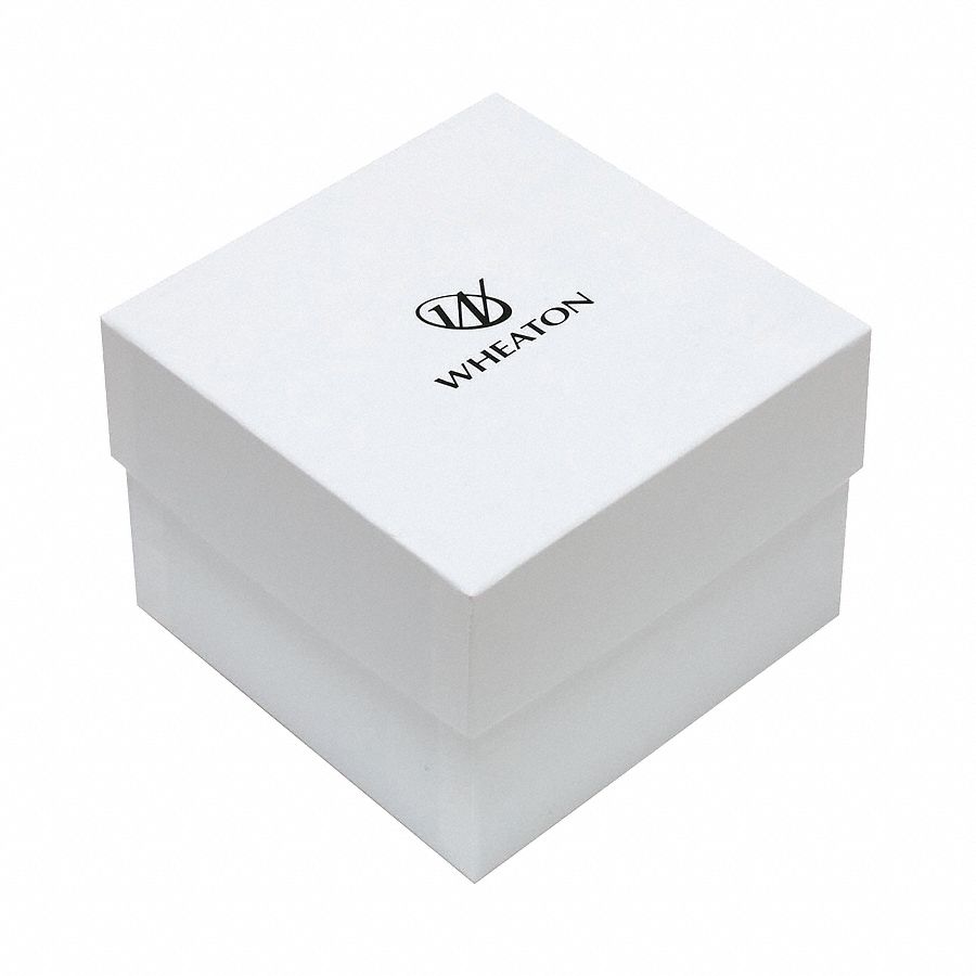 Cryogenic Vial Freezer Box: 130 mm Overall Lg, 130 mm Overall Wd, Fiberboard