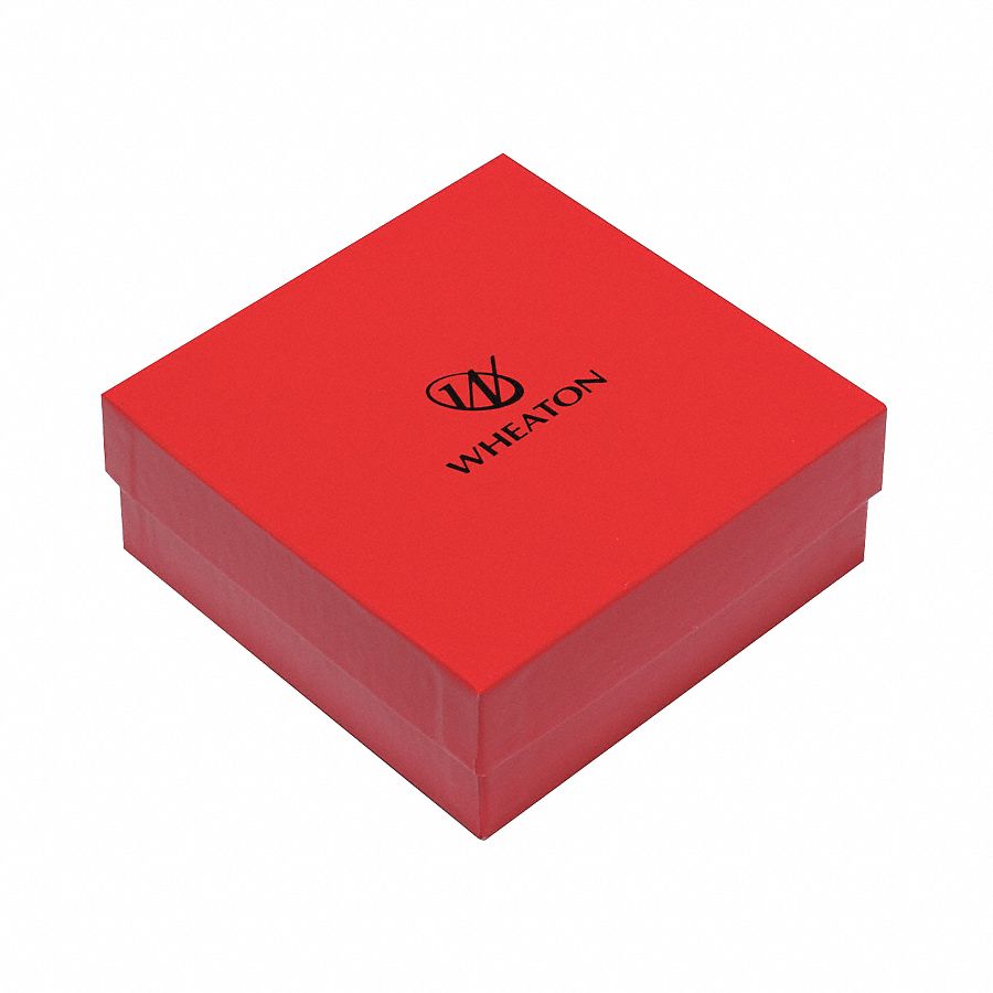 Cryogenic Vial Freezer Box: 130 mm Overall Lg, 130 mm Overall Wd, Fiberboard