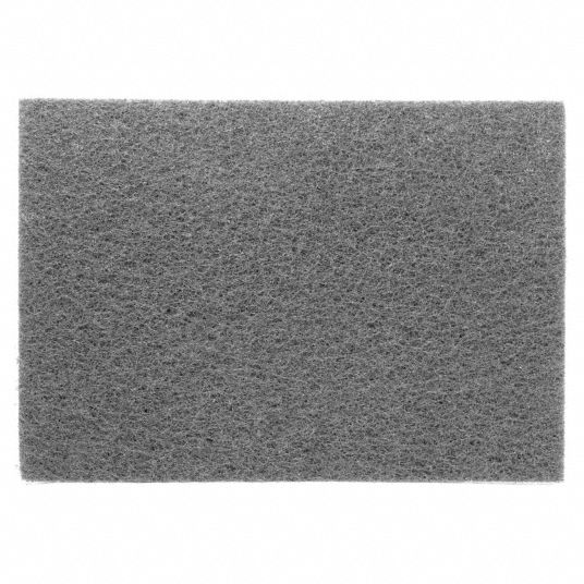 3M, Black, 14 in x 28 in Floor Pad Size, Heavy Duty Stripping Pad ...