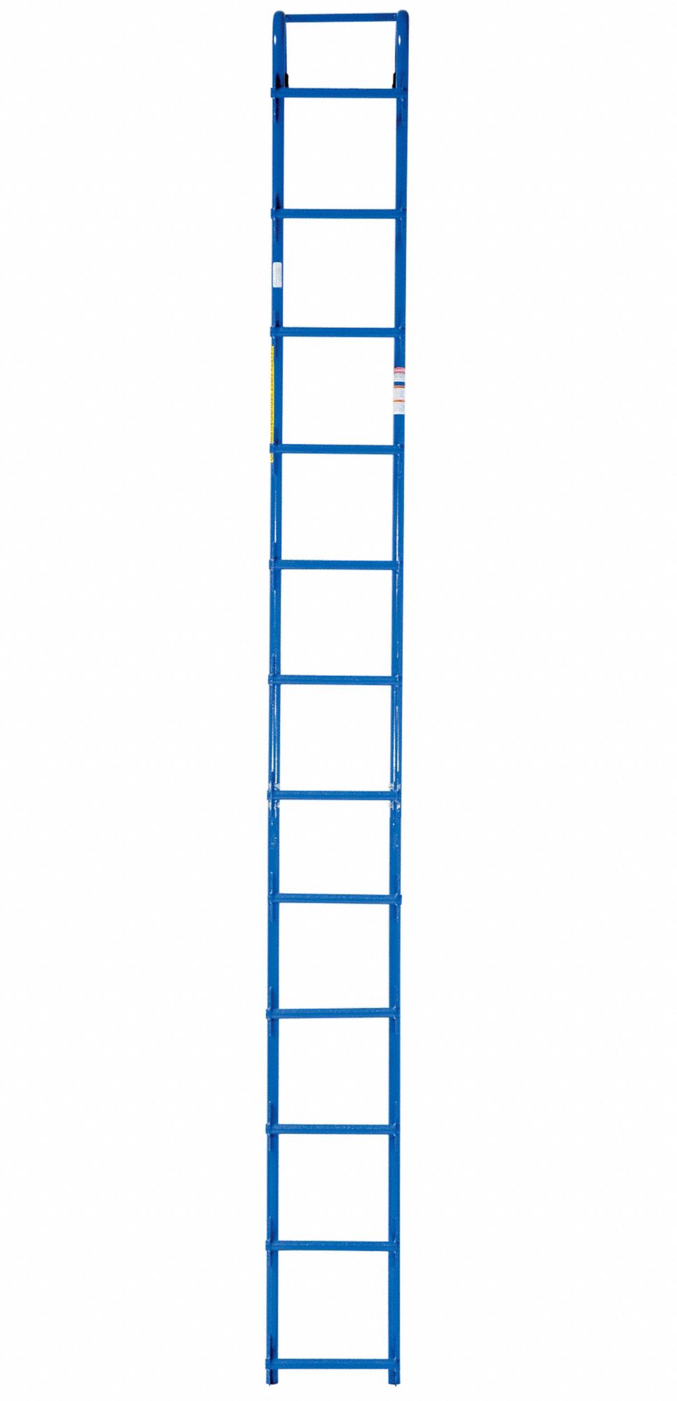VESTIL 12 ft Steel Storage Tank Ladder, 300 lb Load Capacity, 14 in