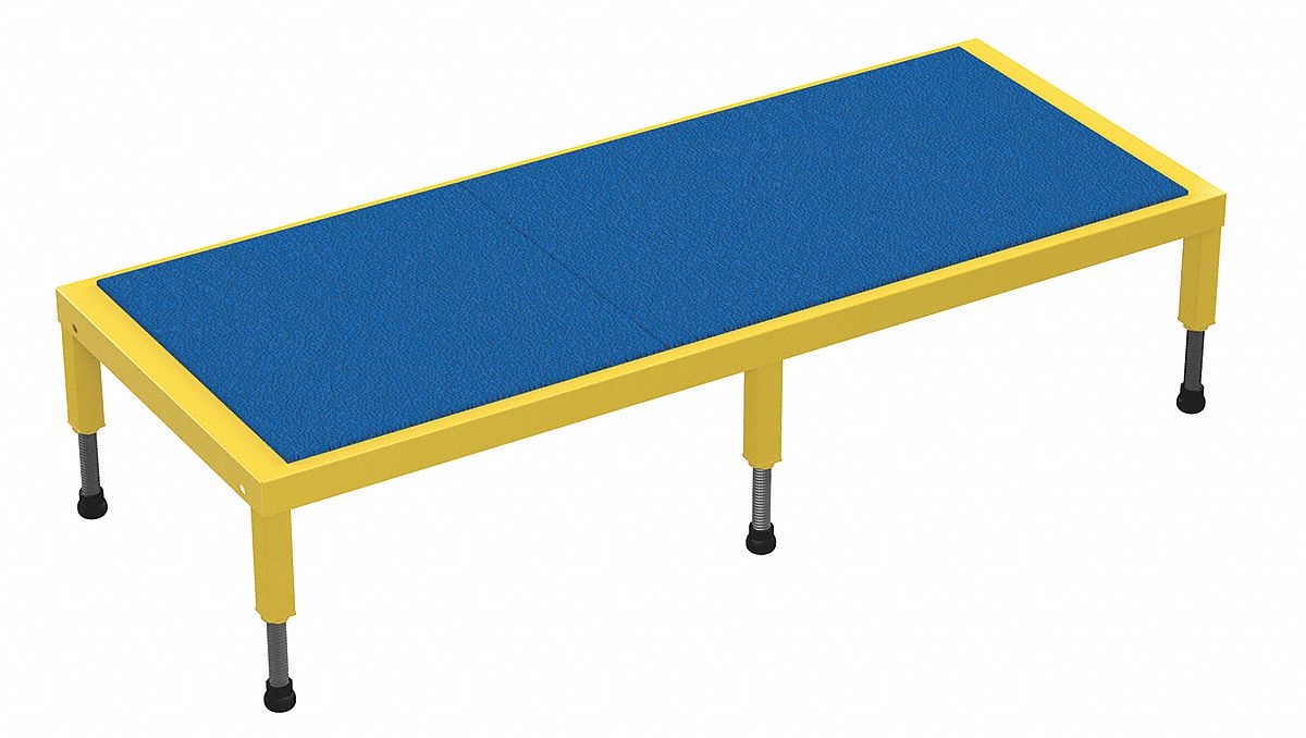 VESTIL STAND ADJ ERGOMAT STL 24X60 914H Step Stools VESAHTH2460