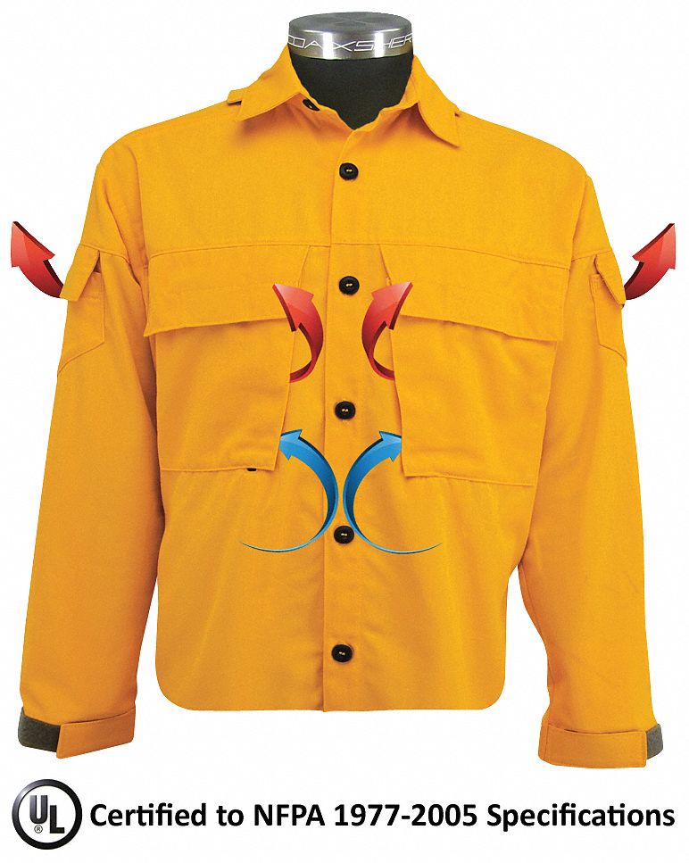 CX Wildland Vent Brush, Shirt, L