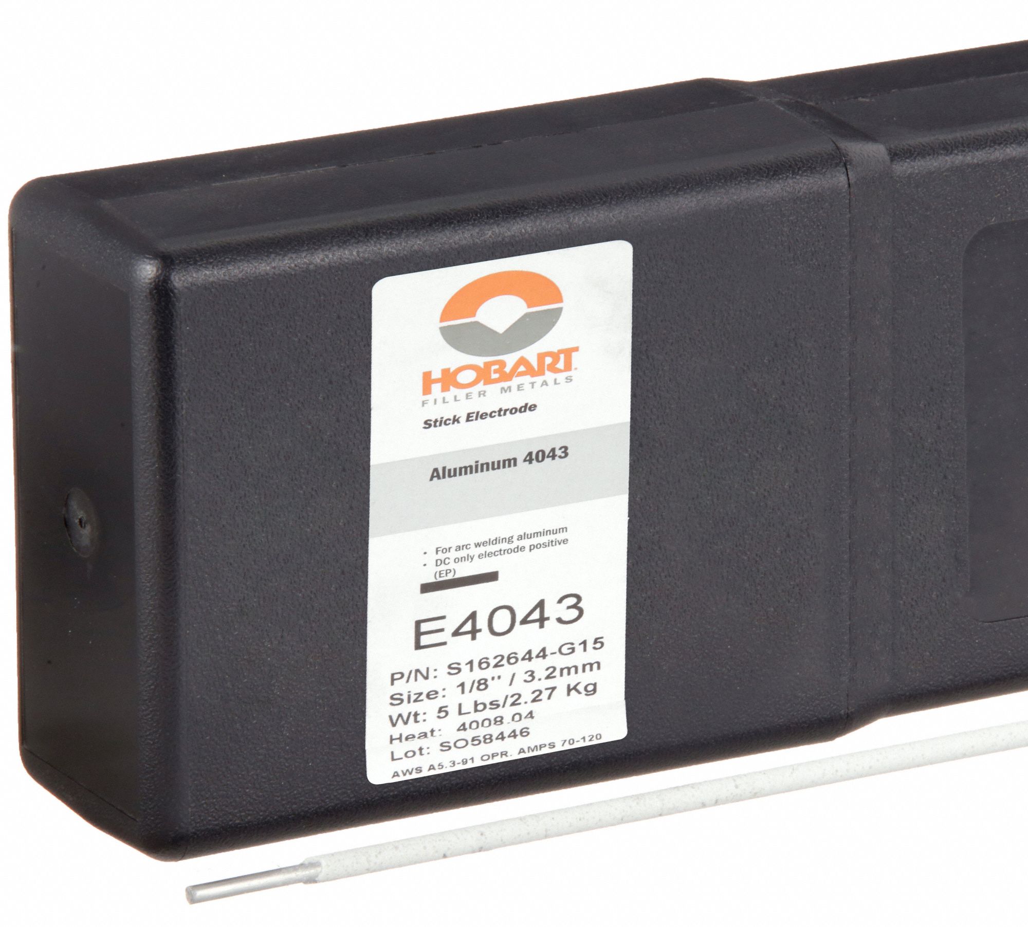 HOBART, Aluminum, E4043, Stick Electrode 6ETK2S162644G15 Grainger