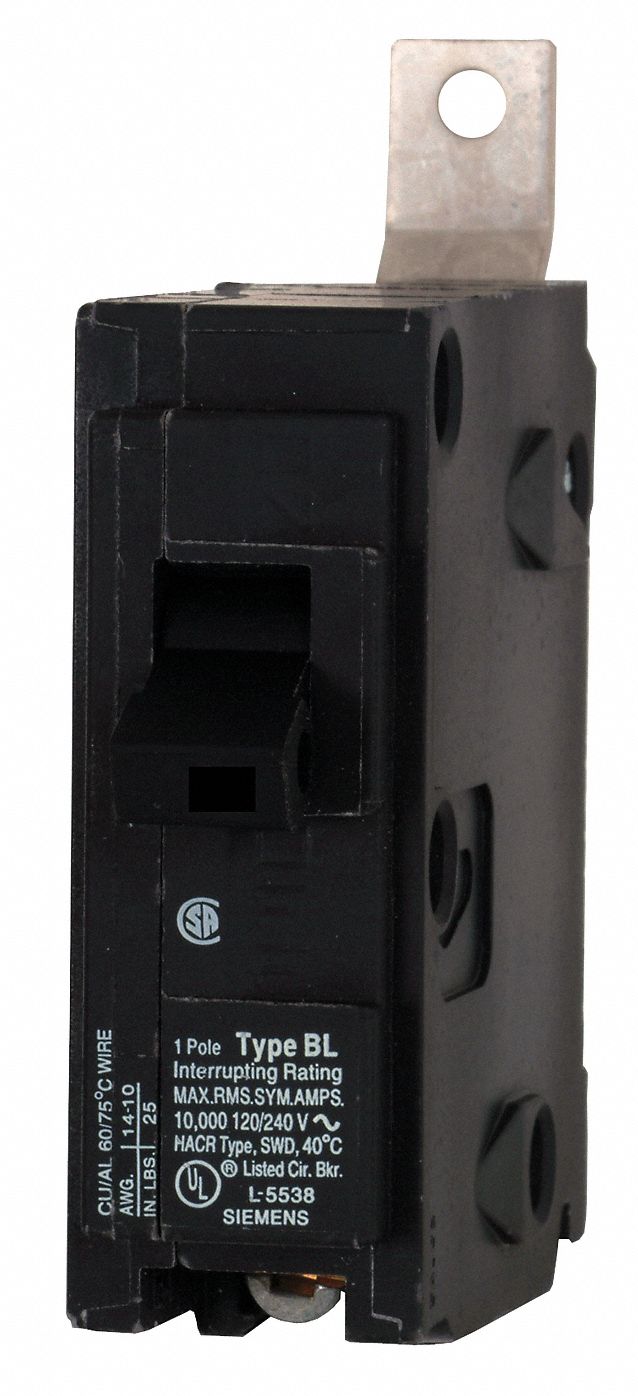 55 A Amps, 120/240V AC, Miniature Circuit Breaker - 6EVD8|B155 - Grainger