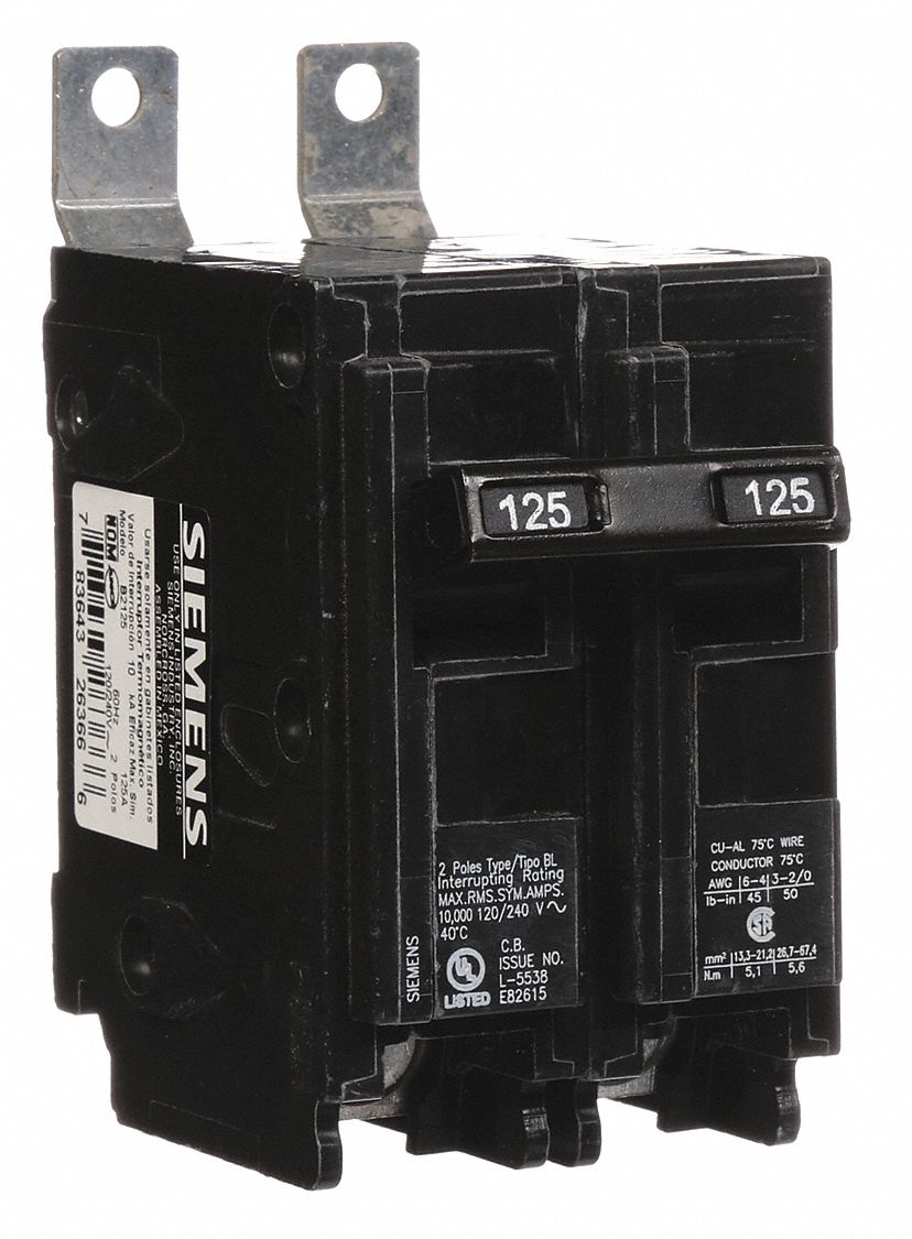 Siemens B2125 2 Pole Circuit Breaker