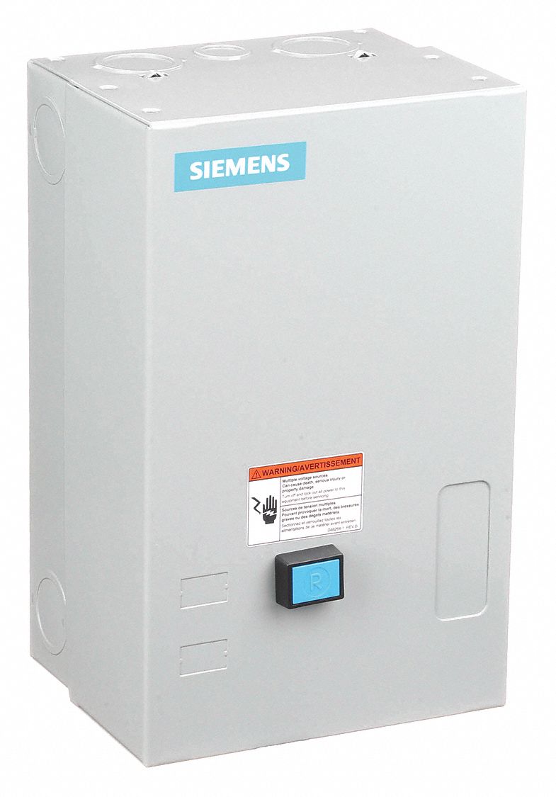 SIEMENS, NonReversing, 3 Poles, NEMA Motor Starter 6EWG9